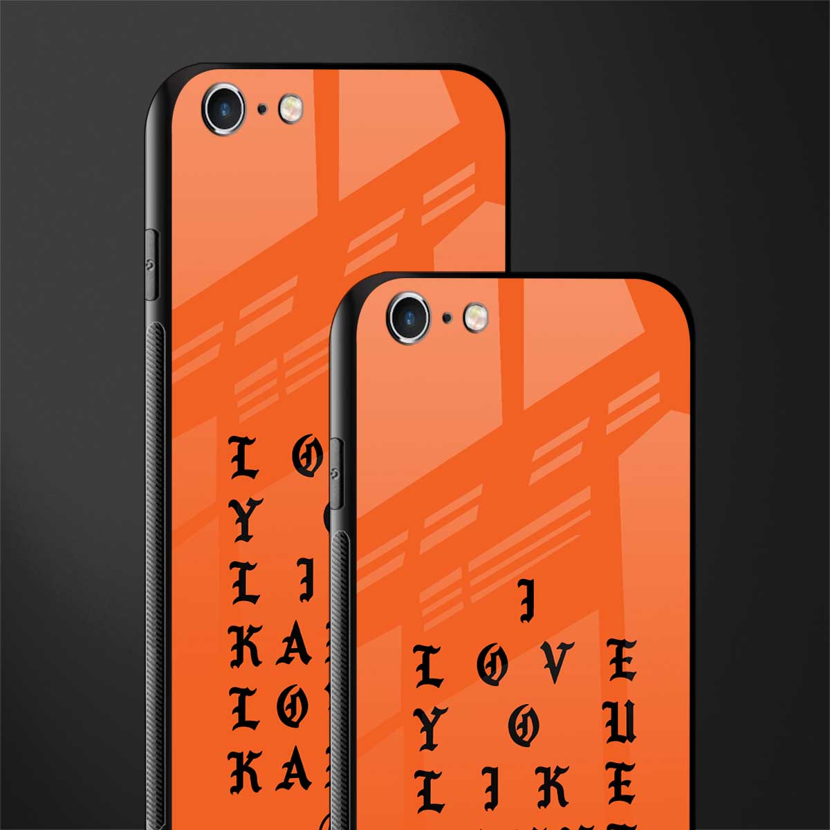 love like kanye glass case for iphone 6 plus image-2