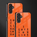 love like kanye back phone cover | glass case for samsun galaxy a24 4g