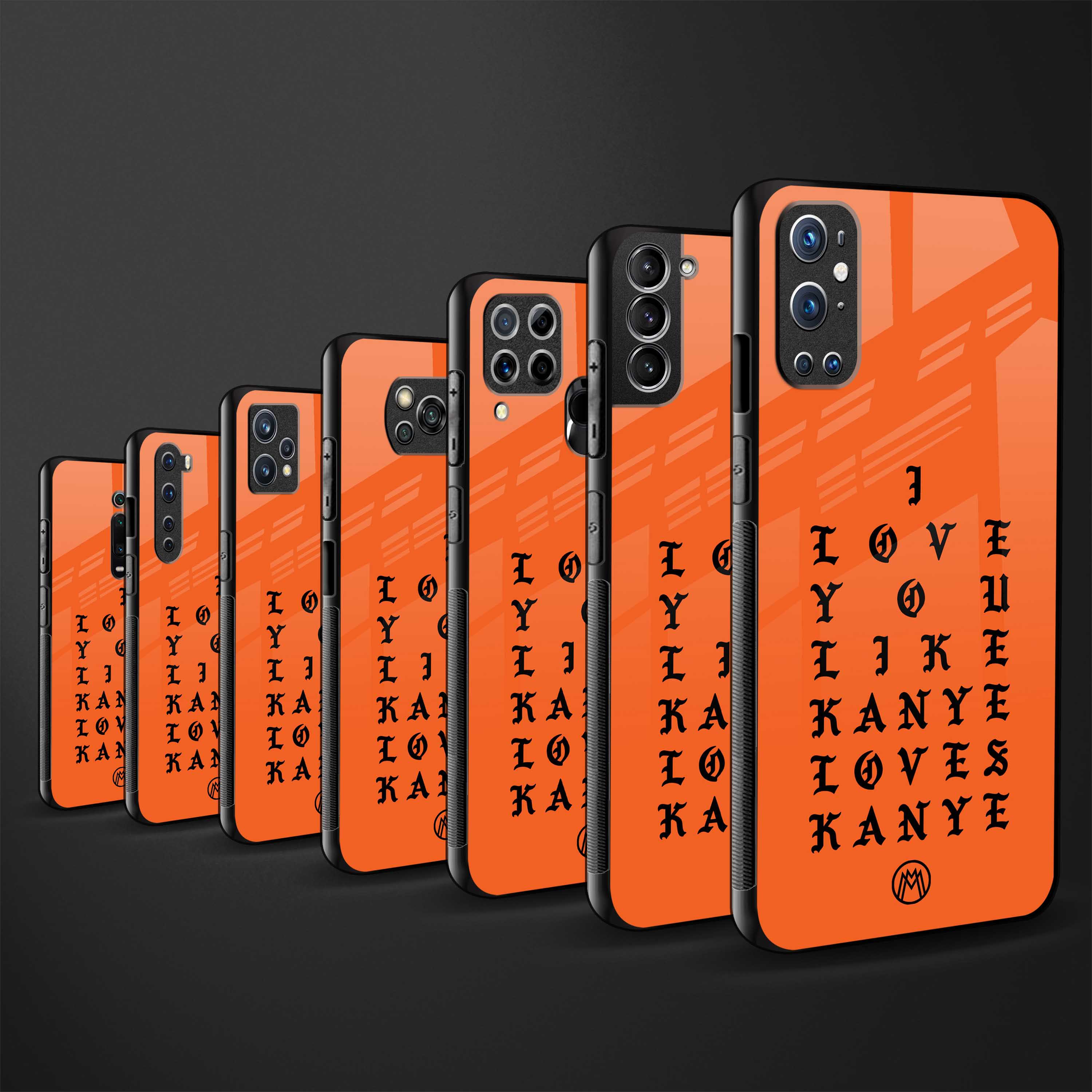 love like kanye glass case for realme 7 image-3