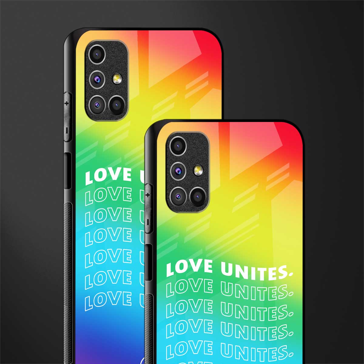 love unites glass case for samsung galaxy m31s image-2