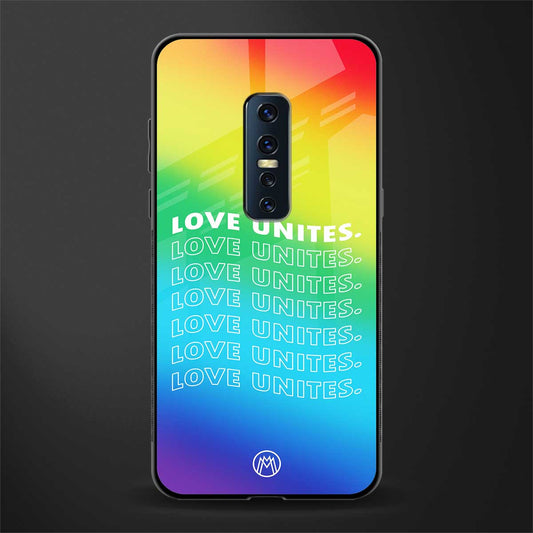 love unites glass case for vivo v17 pro image