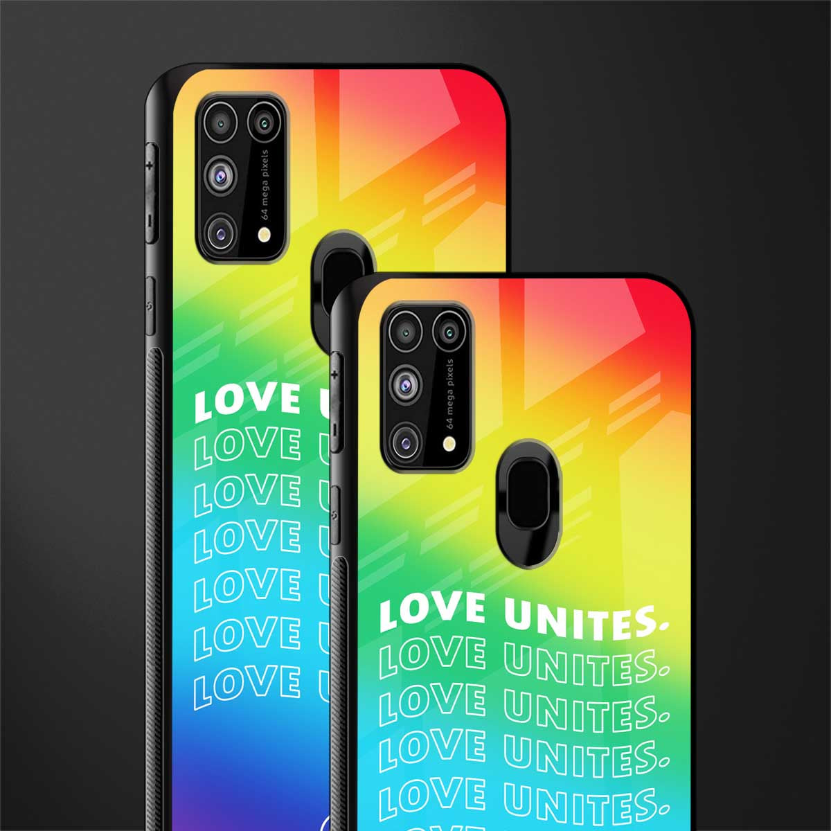 love unites glass case for samsung galaxy m31 image-2