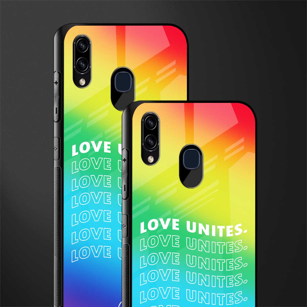 love unites glass case for samsung galaxy a20 image-2