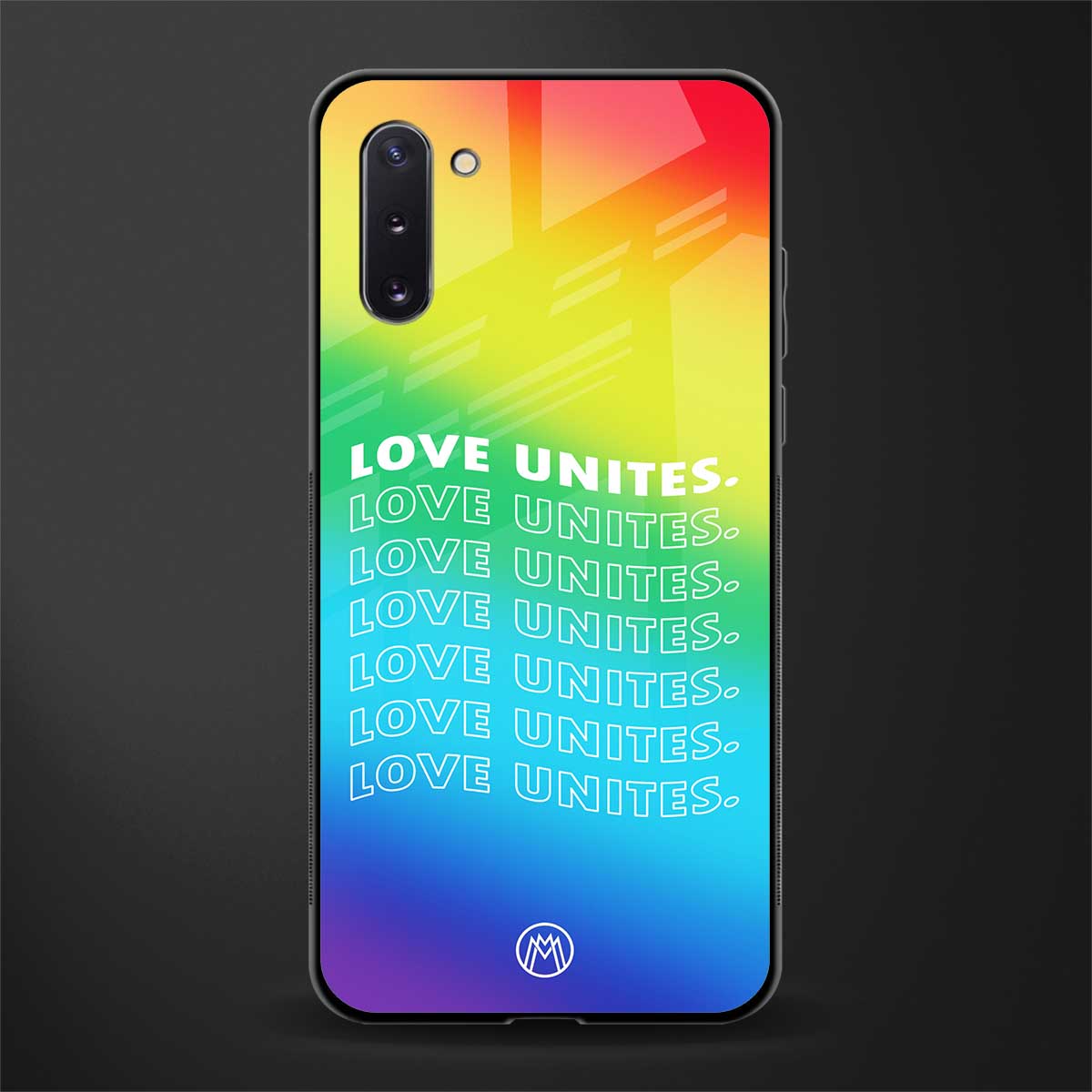 love unites glass case for samsung galaxy note 10 image