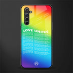love unites glass case for realme 6 image