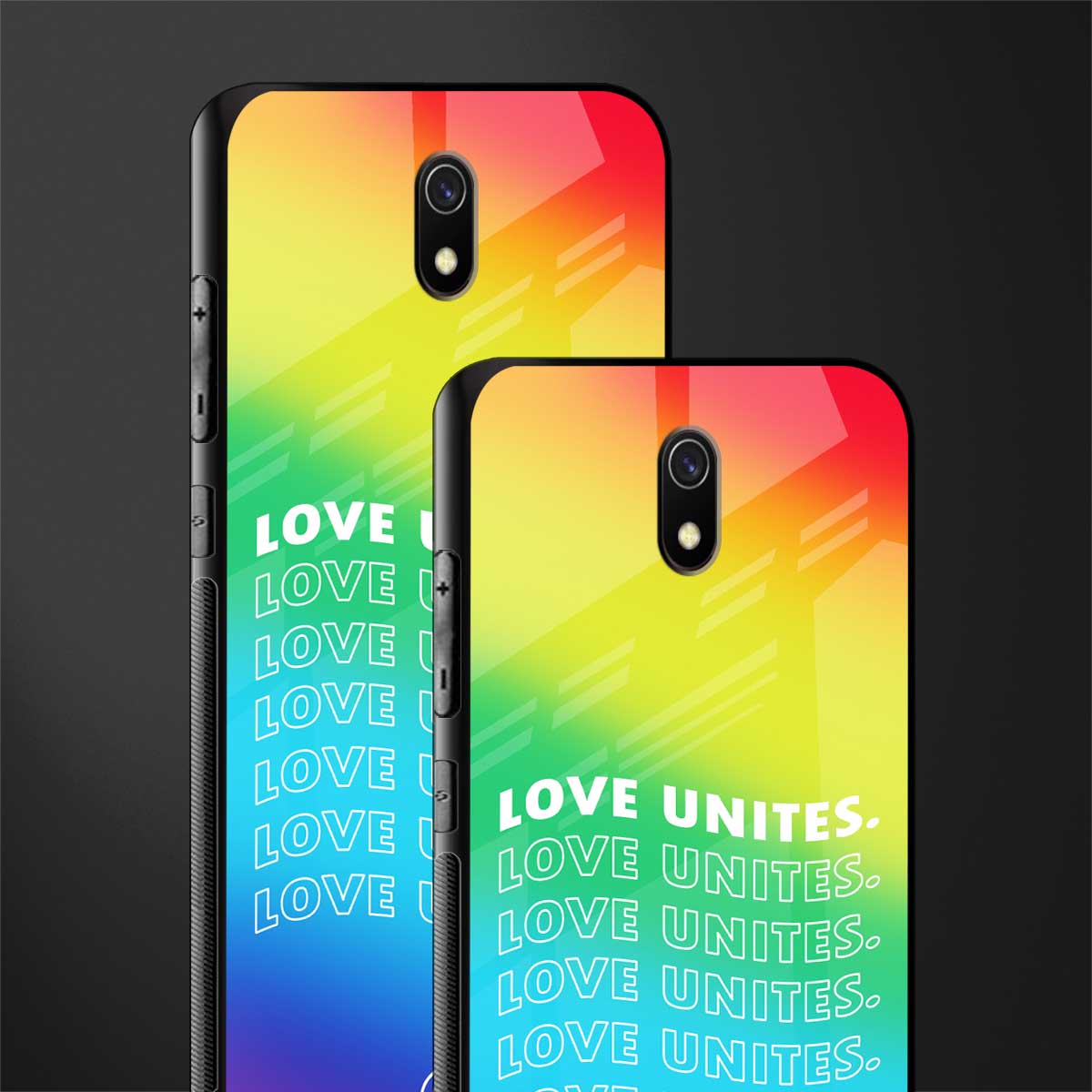 love unites glass case for redmi 8a image-2