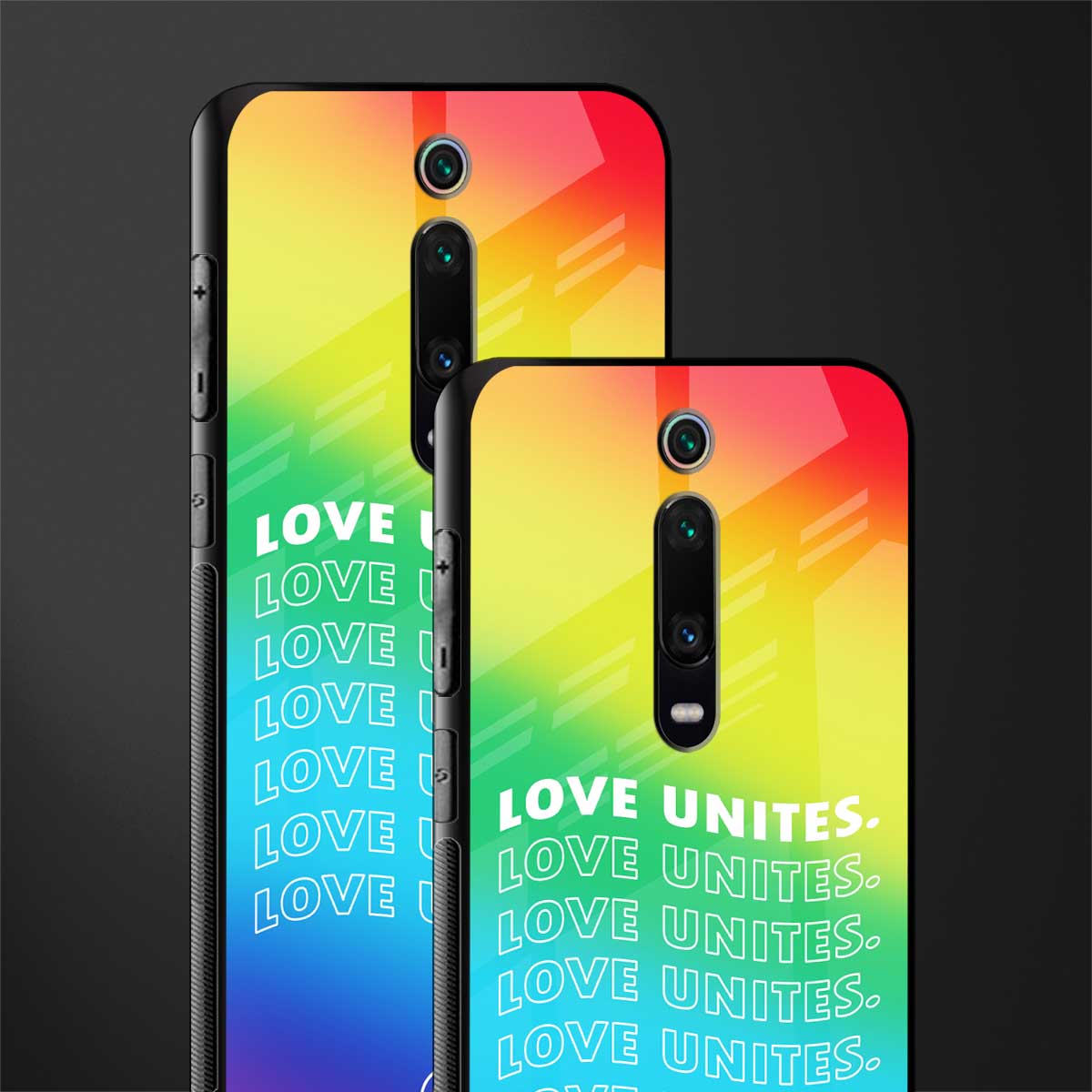 love unites glass case for redmi k20 pro image-2