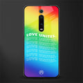 love unites glass case for redmi k20 pro image