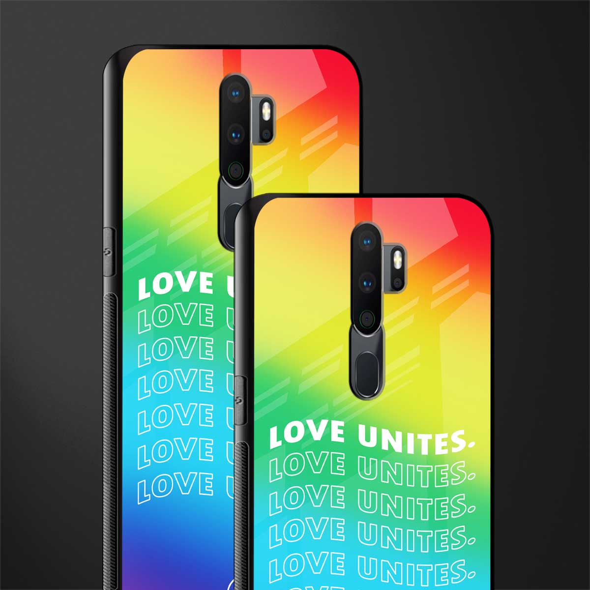love unites glass case for oppo a5 2020 image-2