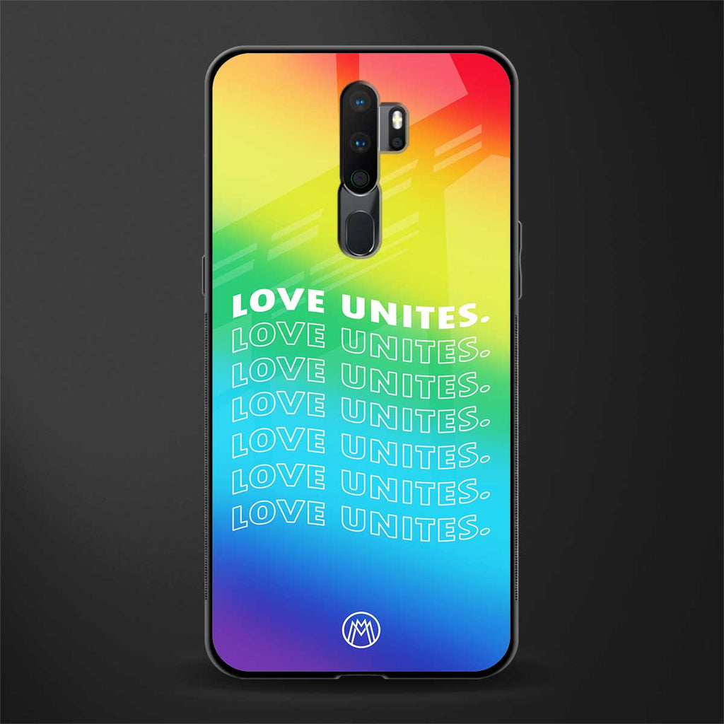 love unites glass case for oppo a5 2020 image