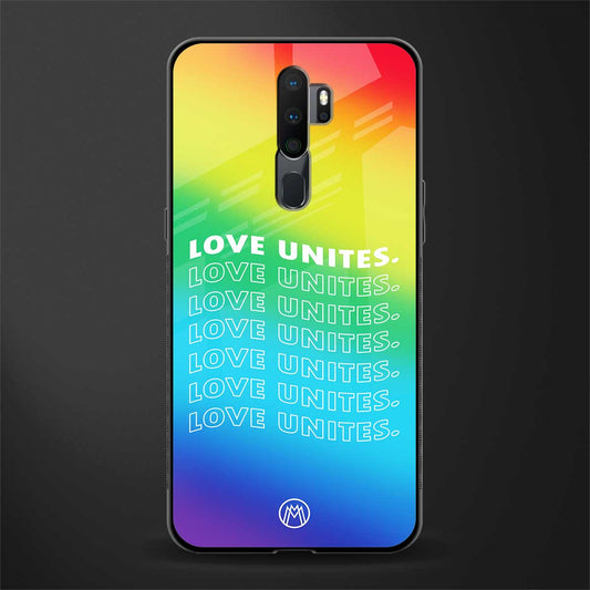love unites glass case for oppo a5 2020 image