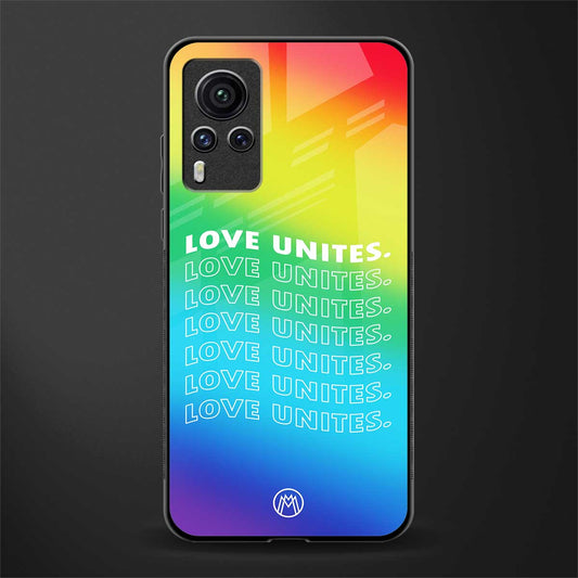 love unites glass case for vivo x60 pro image