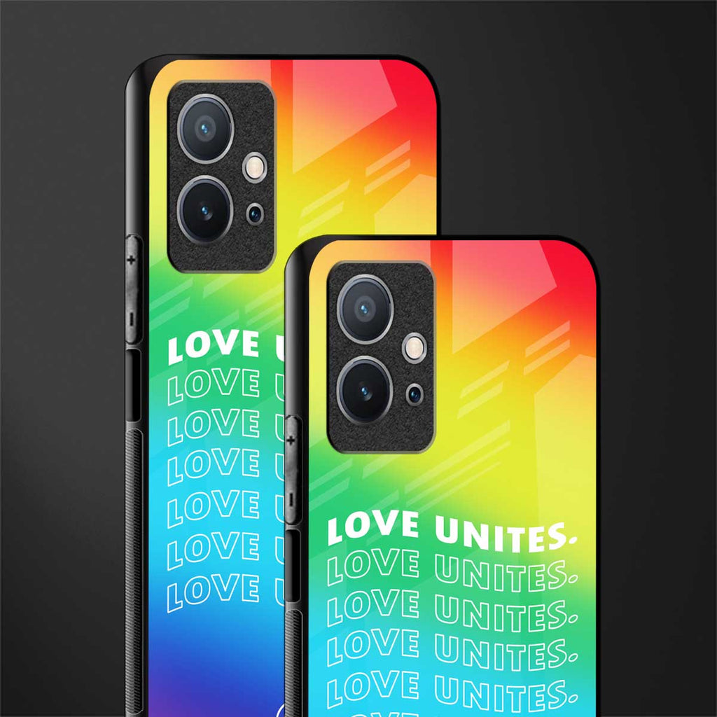 love unites glass case for vivo t1 5g image-2
