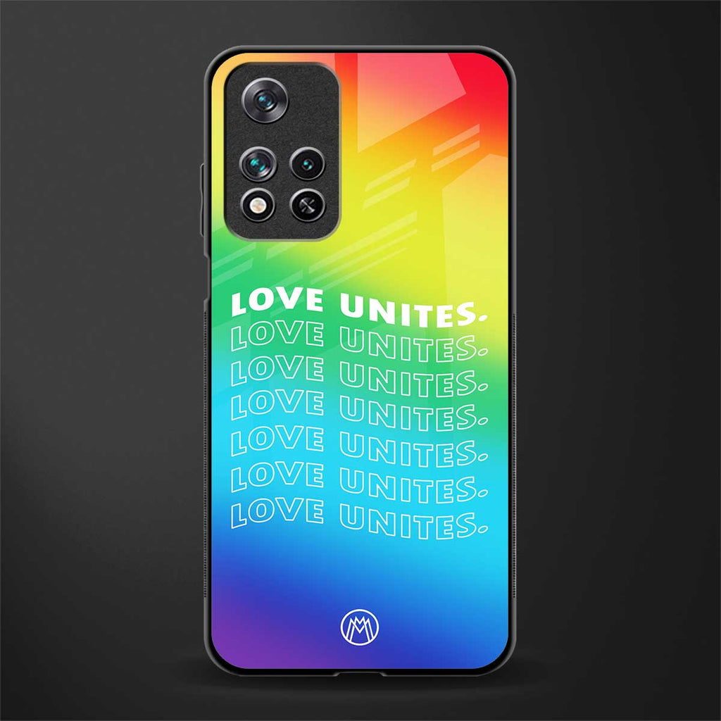 love unites glass case for xiaomi 11i 5g image