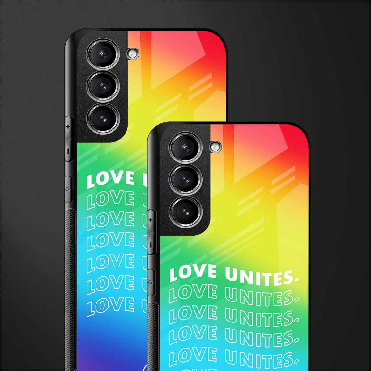 love unites glass case for samsung galaxy s22 5g image-2