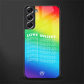 love unites glass case for samsung galaxy s21 fe 5g image
