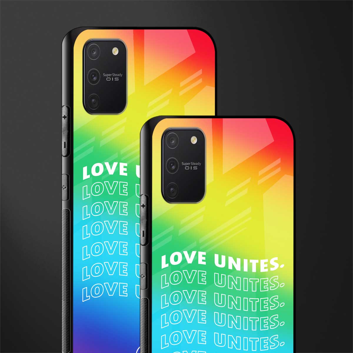 love unites glass case for samsung galaxy a91 image-2