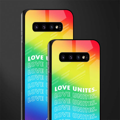 love unites glass case for samsung galaxy s10 plus image-2