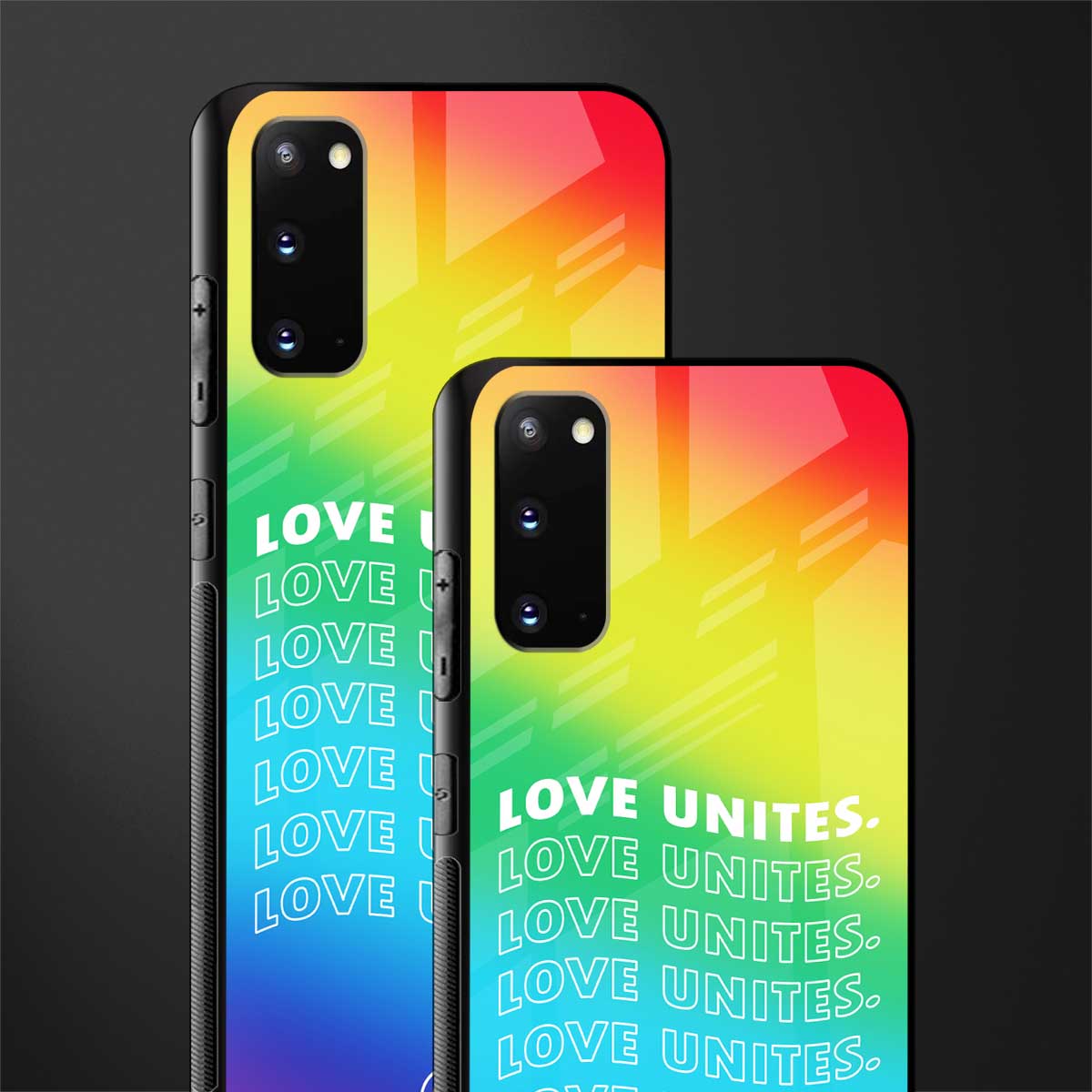 love unites glass case for samsung galaxy s20 image-2