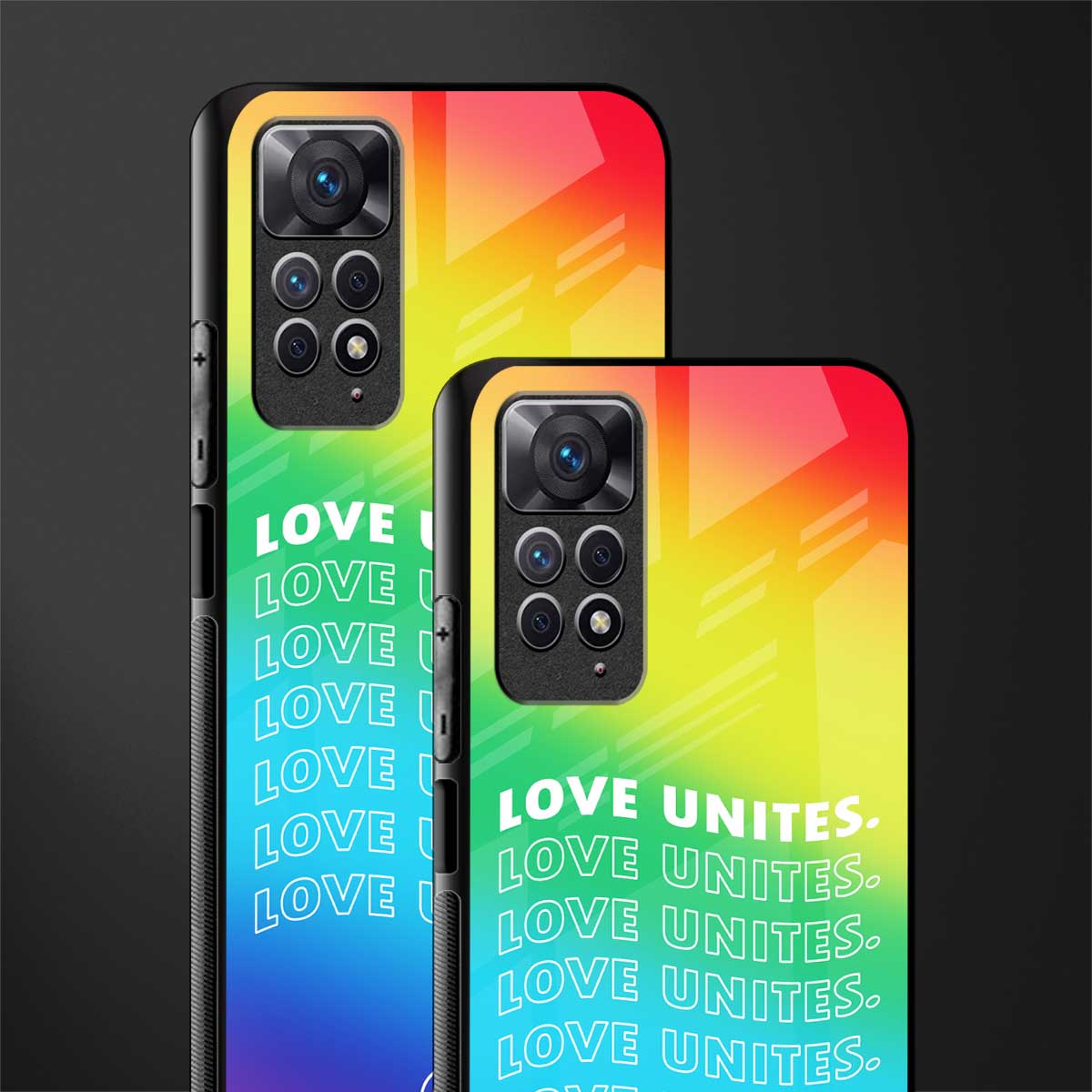 love unites glass case for redmi note 11 pro image-2