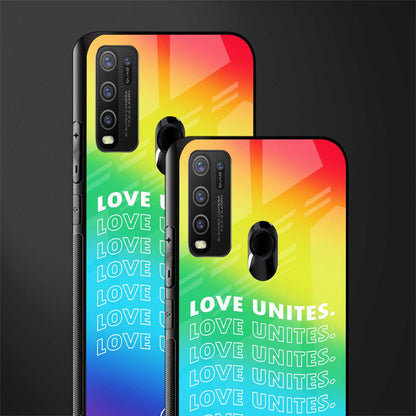 love unites glass case for vivo y50 image-2