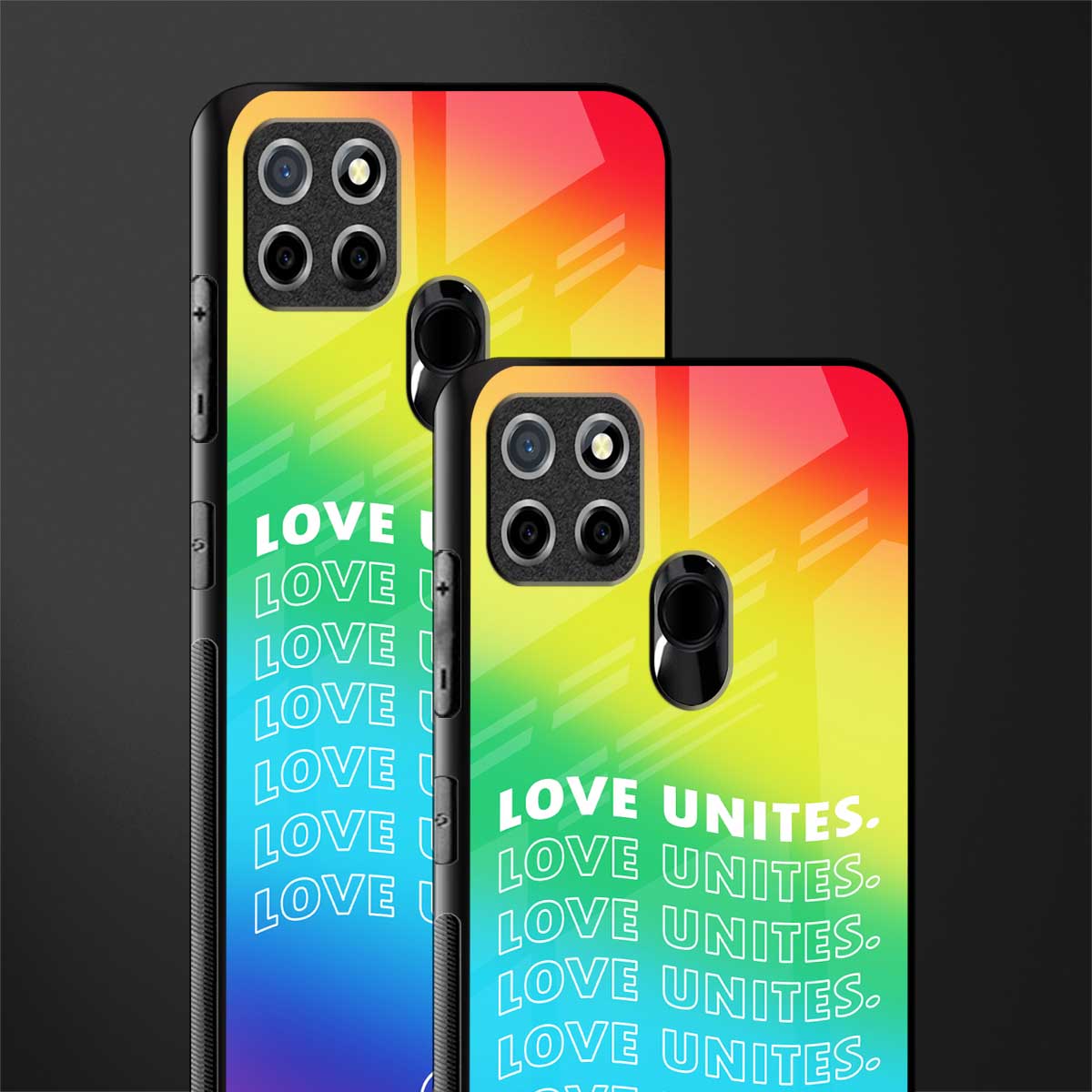 love unites glass case for realme narzo 20 image-2