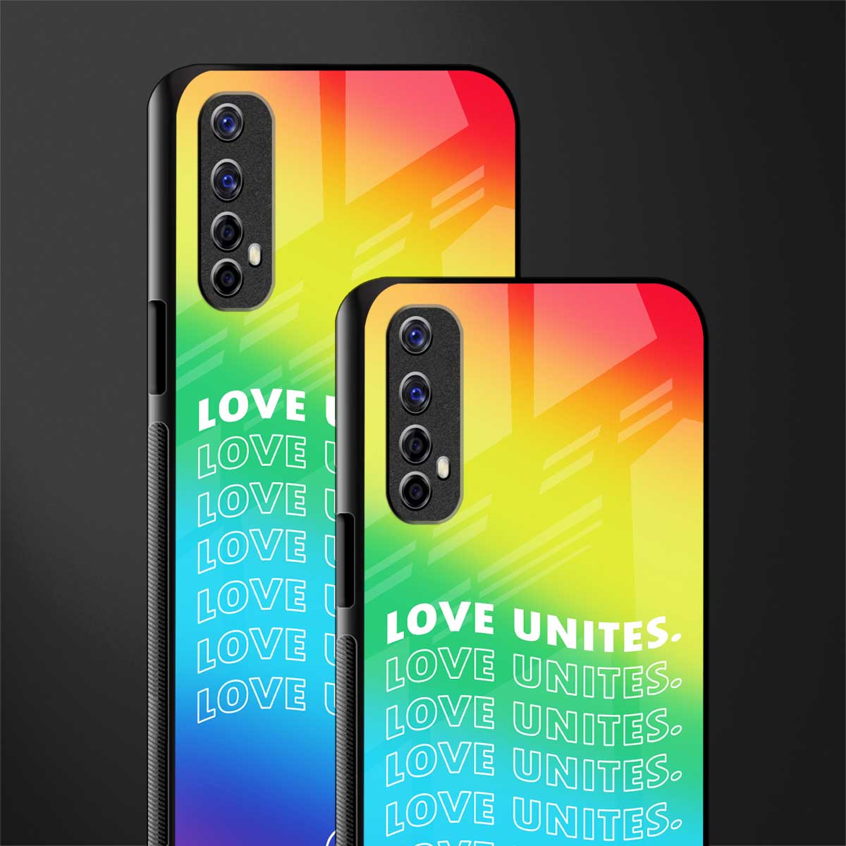 love unites glass case for realme 7 image-2