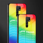 love unites glass case for redmi 9 prime image-2