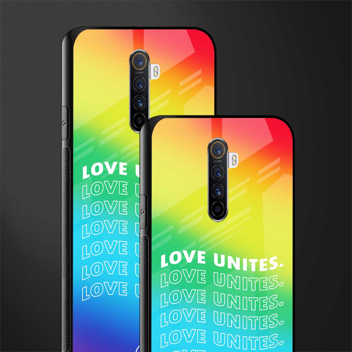 love unites glass case for realme x2 pro image-2