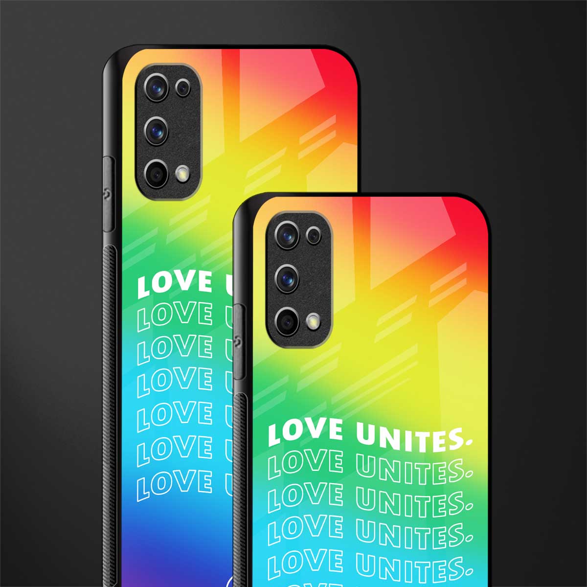 love unites glass case for realme 7 pro image-2