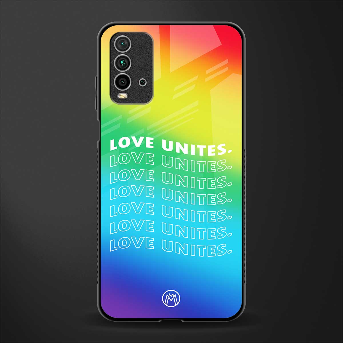 love unites glass case for redmi 9 power image