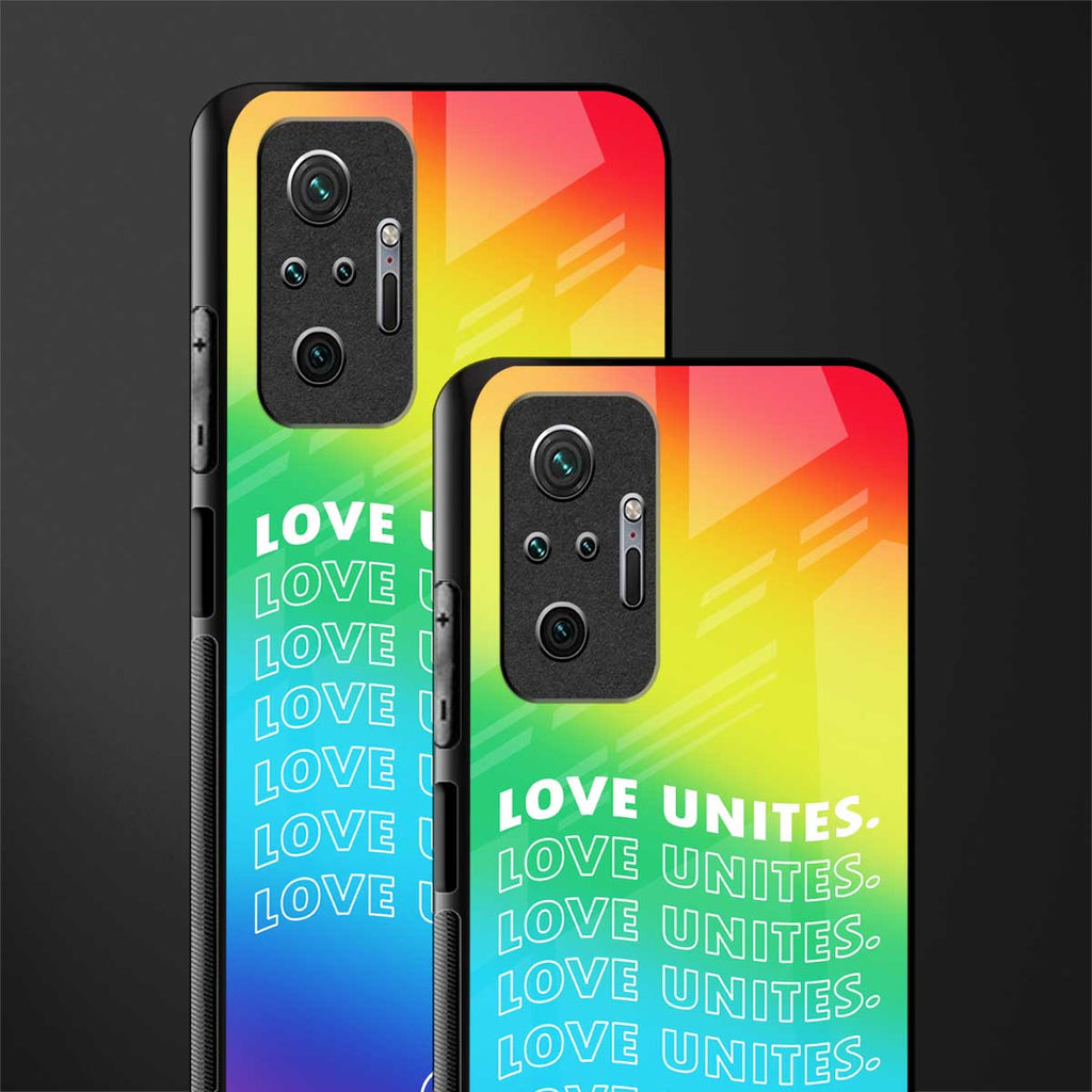 love unites glass case for redmi note 10 pro max image-2