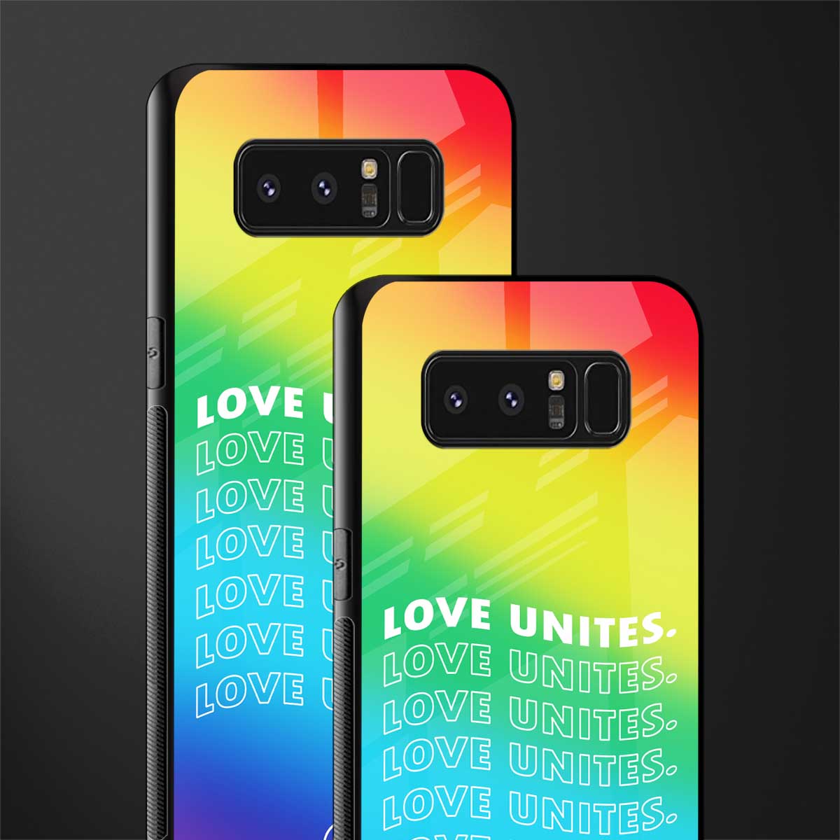 love unites glass case for samsung galaxy note 8 image-2