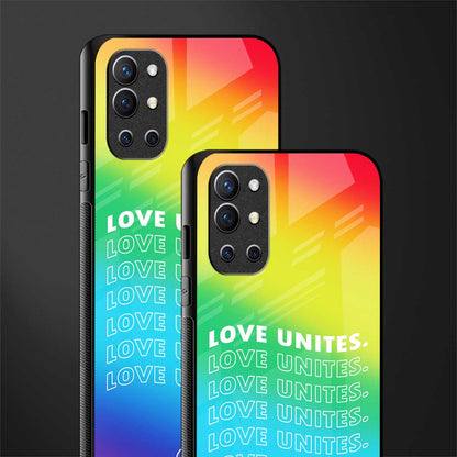 love unites glass case for oneplus 9r image-2