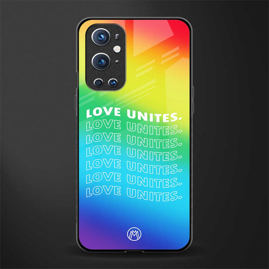 love unites glass case for oneplus 9 pro image