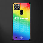 love unites glass case for realme c21 image
