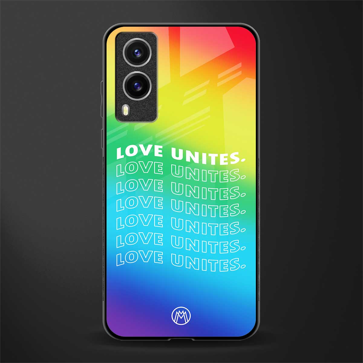 love unites glass case for vivo v21e 5g image