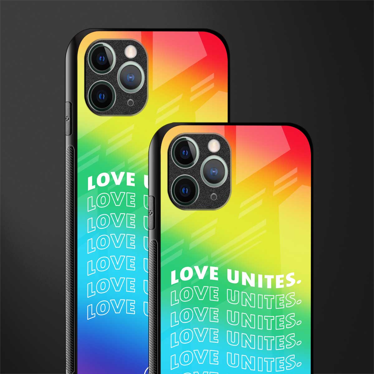 love unites glass case for iphone 11 pro image-2