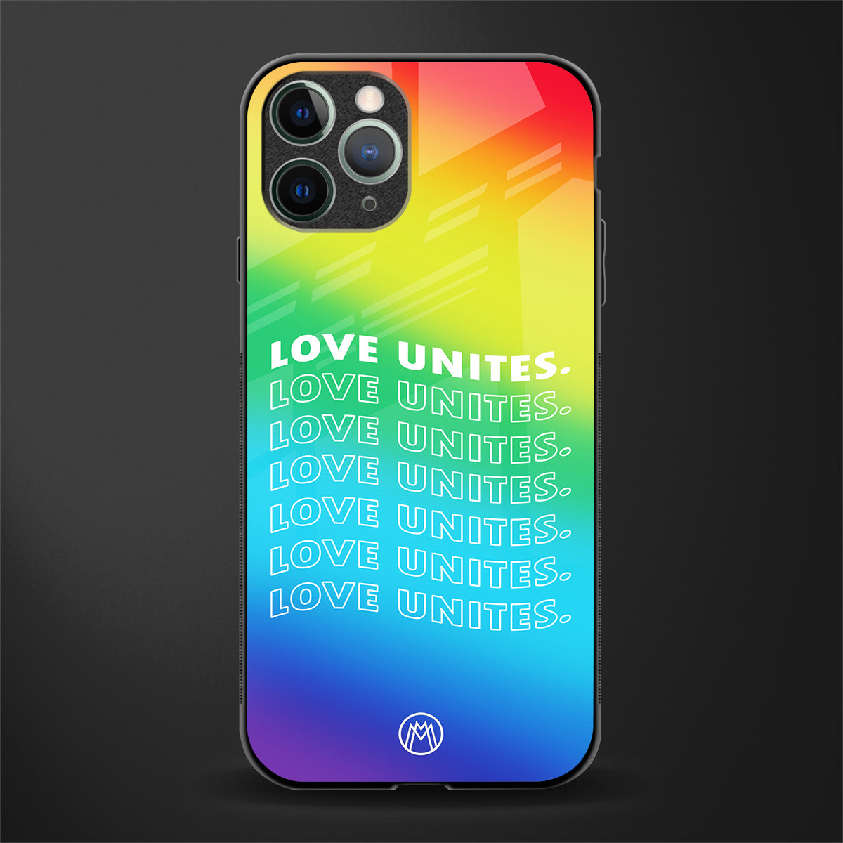 love unites glass case for iphone 11 pro image