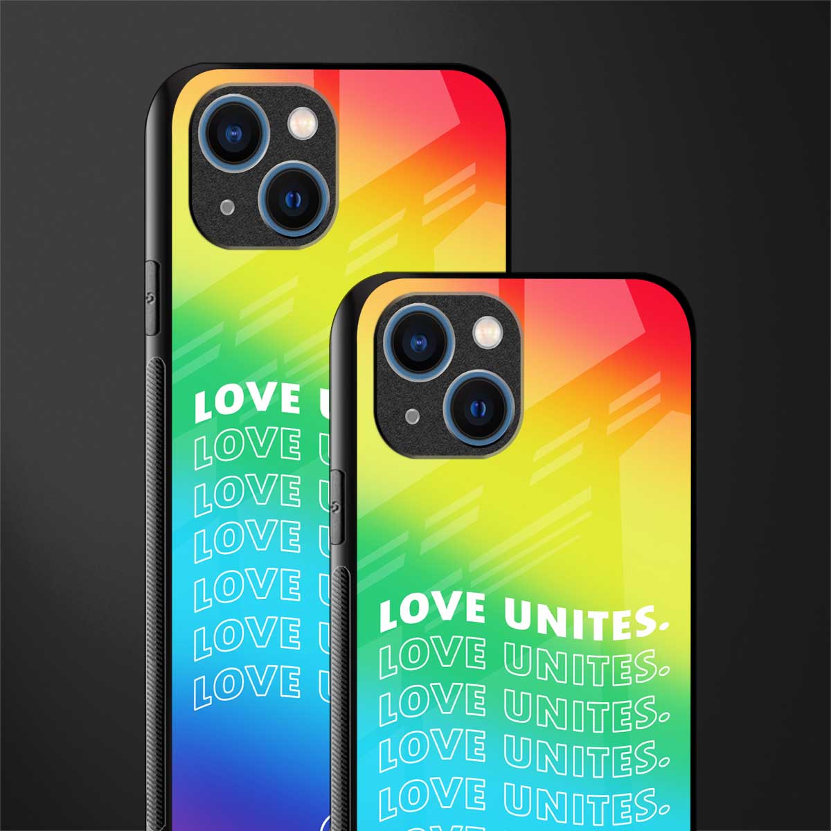 love unites glass case for iphone 13 image-2