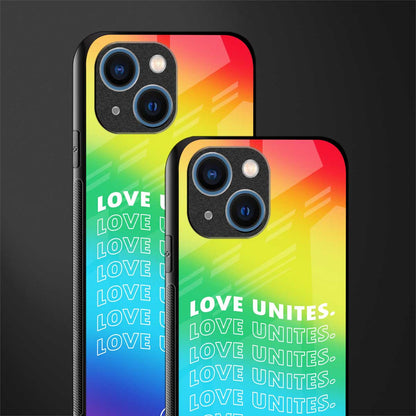 love unites glass case for iphone 13 mini image-2