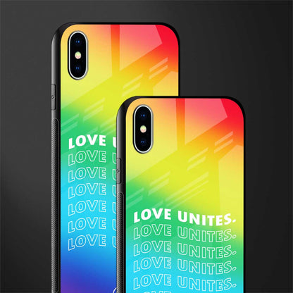 love unites glass case for iphone xs max image-2