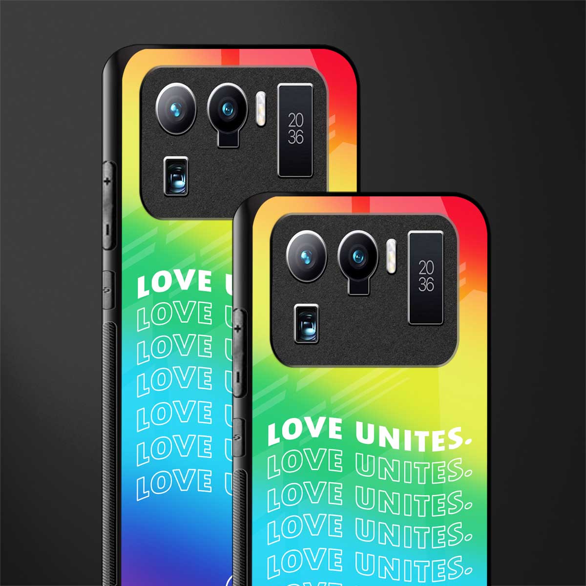 love unites glass case for mi 11 ultra 5g image-2