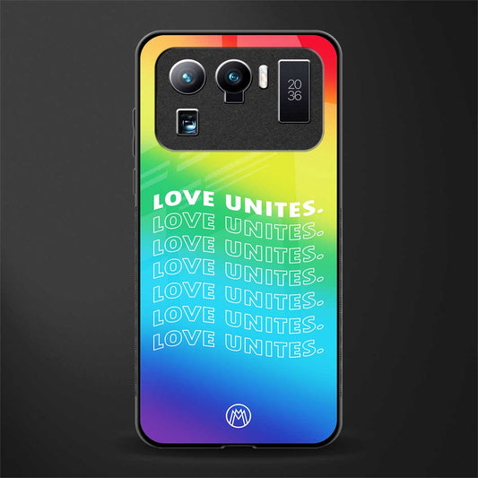 love unites glass case for mi 11 ultra 5g image