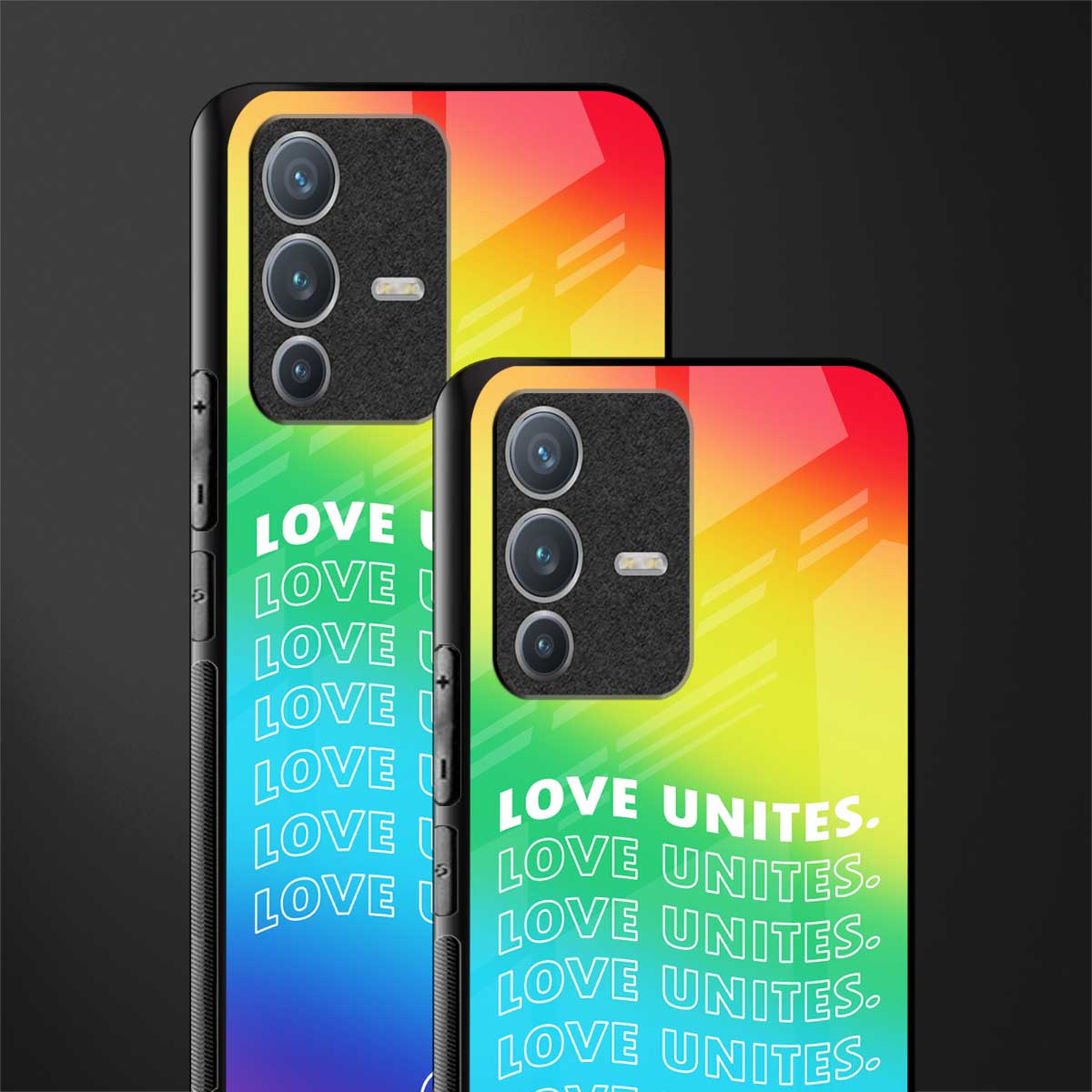 love unites glass case for vivo v23 pro 5g image-2