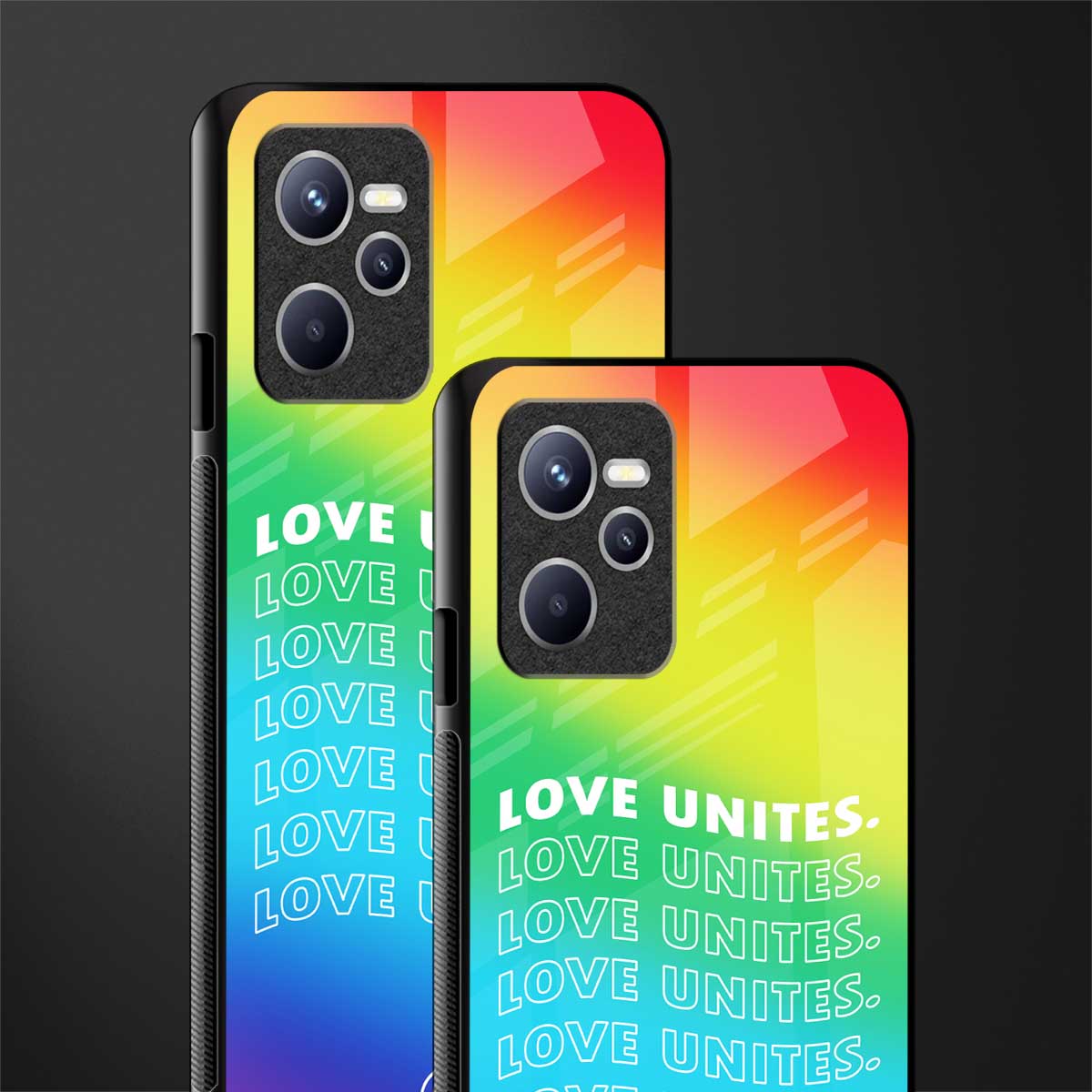 love unites glass case for realme c35 image-2