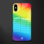love unites glass case for iphone x image