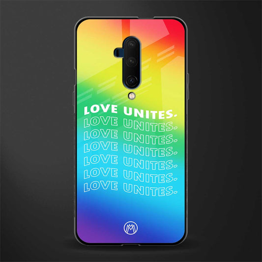 love unites glass case for oneplus 7t pro image