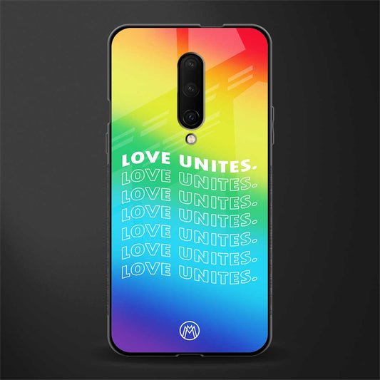 love unites glass case for oneplus 7 pro image