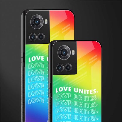 love unites back phone cover | glass case for oneplus 10r 5g